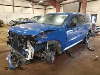 2024 Dodge Durango Pursuit with VIN 1C4SDJFTXRC191510, listed as a Copart auction lot 83982665 with 7,442 mi miles and Salvage title. Bid and sale history available at DreamBid. Image 1.