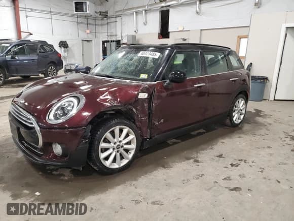 ✅ 2019 MINI Clubman Cooper • VIN: WMWLU1C59K2F30277 • Lot: 48409485. Listed on Copart with 57,861 mi. Free auction sales archive from the USA and detailed vehicle history report at DreamBid. Image 1.