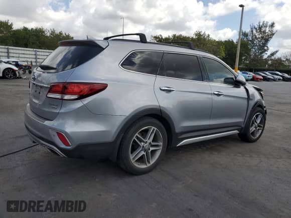 2018 Hyundai Santa Fe SE Ultimate z VIN KM8SR4HF1JU284341, wystawiony jako Copart lot #55096025 z przebiegiem 63 163 mil mil oraz Szkoda całkowita • Salvage title. Historia ofert i sprzedaży dostępna na DreamBid. Obrazek 3.