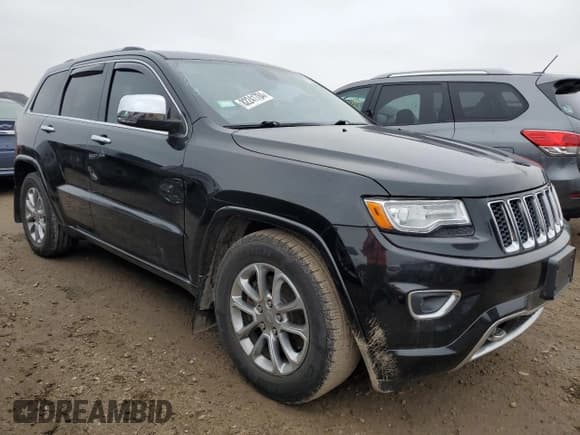 ✅ 2015 Jeep Grand Cherokee Overland • VIN: 1C4RJFCM7FC880093 • Lot: 82241784. Listed on Copart with 158,346 mi. Free auction sales archive from the USA and detailed vehicle history report at DreamBid. Image 4.