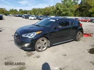 2013 Hyundai Veloster Turbo with VIN KMHTC6AE0DU148225, listed as a Copart auction lot 80101495 with 140,047 mi miles and Clean title. Bid and sale history available at DreamBid. Image 1.