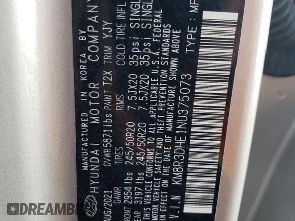 ✅ 2022 Hyundai Palisade SEL • VIN: KM8R3DHE1NU375073 • Лот: 78575774. Опубликован ранее на Copart с пробегом 71 876 миль. Бесплатный доступ к архиву аукционных продаж из США и подробный отчёт об истории автомобиля на DreamBid. Изображение 13.