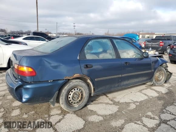 ✅ 1995 Honda Civic DX • VIN: 1HGEG8542SL053426 • Lot: 85525804. Listed on Copart with 273,139 mi. Free auction sales archive from the USA and detailed vehicle history report at DreamBid. Image 3.