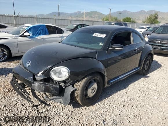✅ 2015 Volkswagen Beetle Fleet Edition • VIN: 3VWF17AT9FM607123 • Lot: 57723635. Listed on Copart with Not provided. Free auction sales archive from the USA and detailed vehicle history report at DreamBid. Image 1.