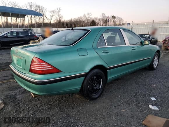 ✅ 2001 Mercedes-Benz S 320/430/500 • VIN: WDBNG70J51A156970 • Lot: 88227025. Wystawiony na Copart z przebiegiem 196 797 mil. Bezpłatny archiwum sprzedaży aukcyjnych z USA i szczegółowy raport historii pojazdu na DreamBid. Zdjęcie 3.