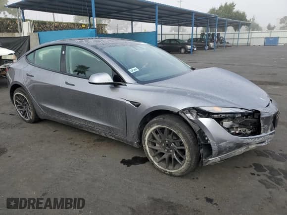 ✅ 2025 Tesla Model 3 Long Range • VIN: 5YJ3E1EA4SF005390 • Lot: 87114815. Listed on Copart with 40,200 mi. Free auction sales archive from the USA and detailed vehicle history report at DreamBid. Image 4.