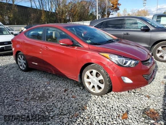 ✅ 2012 Hyundai Elantra GLS • VIN: KMHDH4AE4CU321348 • Lot: 91900335. Listed on Copart with 95,220 mi. Free auction sales archive from the USA and detailed vehicle history report at DreamBid. Image 4.