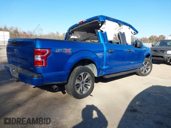 ✅ 2020 Ford F-150 XLT • VIN: 1FTEW1EP7LFA91155 • Lot: 43694666. Listed on IAAI with 44,790 mi. Free auction sales archive from the USA and detailed vehicle history report at DreamBid. Image 4.