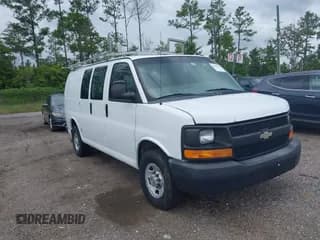 ✅ 2013 Chevrolet Express Cargo • VIN: 1GCWGFCA2D1158787 • Lot: 43349287. Listed on IAAI with 189,483 mi. Free auction sales archive from the USA and detailed vehicle history report at DreamBid. Image 1.