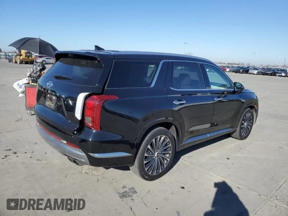 ✅ 2023 Hyundai Palisade Calligraphy • VIN: KM8R74GE8PU505388 • Лот: 89411945. Опубликован ранее на Copart с пробегом 48 144 миль. Бесплатный доступ к архиву аукционных продаж из США и подробный отчёт об истории автомобиля на DreamBid. Изображение 3.