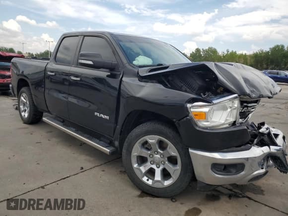 ✅ 2020 Ram 1500 Big Horn • VIN: 1C6SRFBT1LN192763 • Lot: 65480105. Listed on Copart with 162,521 mi. Free auction sales archive from the USA and detailed vehicle history report at DreamBid. Image 4.