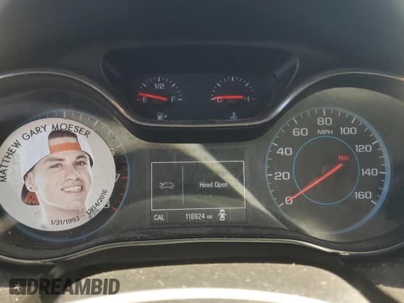 ✅ 2016 Chevrolet Cruze L • VIN: 1G1BA5SM9G7296990 • Lot: 59545915. Listed on Copart with 118,924 mi. Free auction sales archive from the USA and detailed vehicle history report at DreamBid. Image 9.