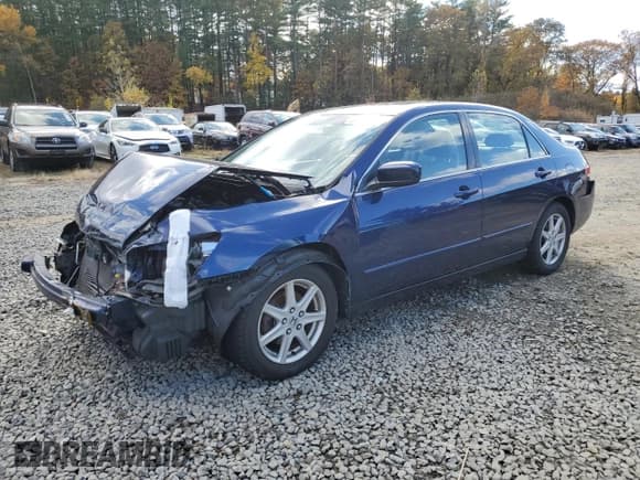 ✅ 2003 Honda Accord EX • VIN: 1HGCM665X3A078471 • Лот: 87393105. Опубликован ранее на Copart с пробегом 78 370 миль. Бесплатный доступ к архиву аукционных продаж из США и подробный отчёт об истории автомобиля на DreamBid. Изображение 1.