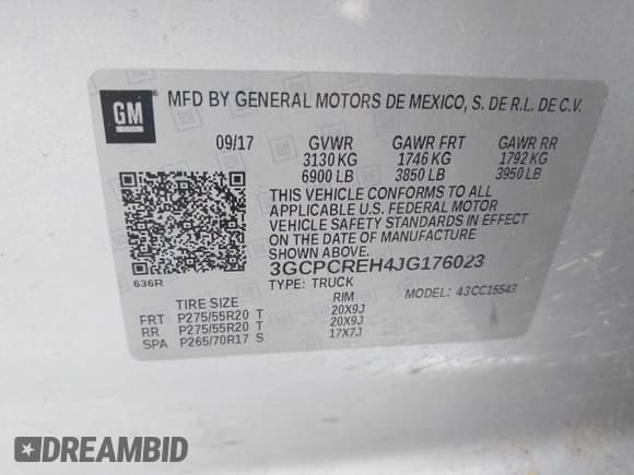 ✅ 2018 Chevrolet Silverado 1500 LT • VIN: 3GCPCREH4JG176023 • Лот: 42414198. Опубликован ранее на IAAI с пробегом 164 605 миль. Бесплатный доступ к архиву аукционных продаж из США и подробный отчёт об истории автомобиля на DreamBid. Изображение 9.