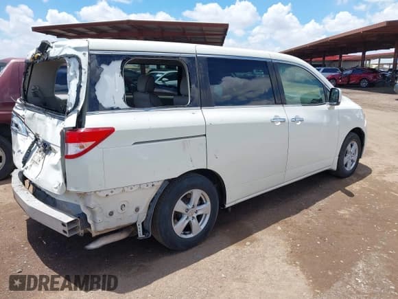 ✅ 2012 Nissan Quest SV • VIN: JN8AE2KP0C9051448 • Lot: 42386128. Listed on IAAI with 156,004 mi. Free auction sales archive from the USA and detailed vehicle history report at DreamBid. Image 4.