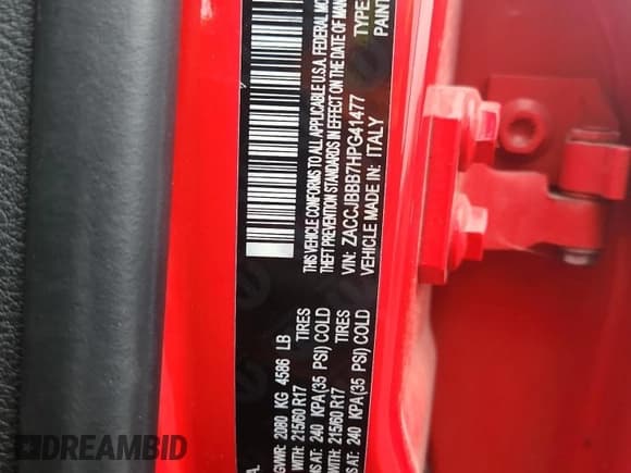 ✅ 2017 Jeep Renegade Latitude • VIN: ZACCJBBB7HPG41477 • Lot: 93121295. Wystawiony na Copart z przebiegiem 76 473 mil. Bezpłatny archiwum sprzedaży aukcyjnych z USA i szczegółowy raport historii pojazdu na DreamBid. Zdjęcie 14.