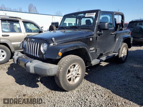 ✅ 2018 Jeep Wrangler Sahara • VIN: 1C4AJWBG7JL870391 • Lot: 46806045. Listed on Copart with 56,897 mi. Free auction sales archive from the USA and detailed vehicle history report at DreamBid. Image 1.