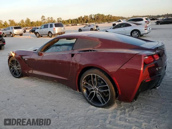 2019 Chevrolet Corvette 1LT with VIN 1G1YB2D75K5120858, listed as a Copart auction lot 76556084 with 28,932 mi miles and Salvage title. Bid and sale history available at DreamBid. Image 2.