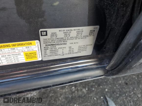 ✅ 2016 Buick Enclave Leather • VIN: 5GAKRBKD3GJ341652 • Lot: 87395945. Wystawiony na Copart z przebiegiem 108 248 mil. Bezpłatny archiwum sprzedaży aukcyjnych z USA i szczegółowy raport historii pojazdu na DreamBid. Zdjęcie 13.