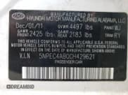 ✅ 2012 Hyundai Sonata Limited • VIN: 5NPEC4AB0CH429621 • Lot: 67728014. Listed on Copart with 63,078 mi. Free auction sales archive from the USA and detailed vehicle history report at DreamBid. Image 13.