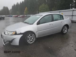 2003 Saturn ION ION 3 z VIN 1G8AL52F33Z127670, wystawiony jako Copart lot #90127335 z przebiegiem 143 939 mil mil oraz Szkoda całkowita • Salvage title. Historia ofert i sprzedaży dostępna na DreamBid. Obrazek 1.