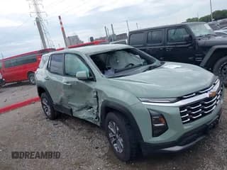 ✅ 2025 Chevrolet Equinox FWD LT • VIN: 3GNAXHEG2SL243150 • Lot: 43105771. Wystawiony na IAAI z przebiegiem 10 621 mil. Bezpłatny archiwum sprzedaży aukcyjnych z USA i szczegółowy raport historii pojazdu na DreamBid. Zdjęcie 6.