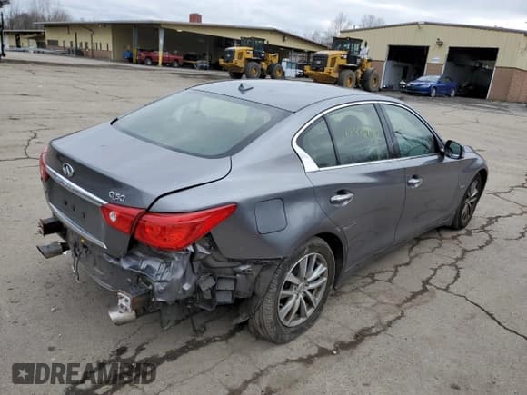 ✅ 2014 Infiniti Q50 Hybrid Premium • VIN: JN1AV7AR9EM703580 • Lot: 68478092. Listed on Copart with 113,116 mi. Free auction sales archive from the USA and detailed vehicle history report at DreamBid. Image 3.