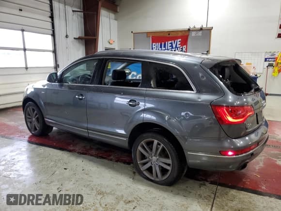 ✅ 2013 Audi Q7 Premium Plus • VIN: WA1LGAFE2DD012497 • Lot: 91196405. Listed on Copart with 126,102 mi. Free auction sales archive from the USA and detailed vehicle history report at DreamBid. Image 2.