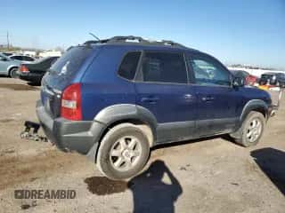 2005 Hyundai Tucson GLS z VIN KM8JN12D25U211028, wystawiony jako Copart lot #91035095 z przebiegiem 187 604 mil mil oraz Szkoda całkowita • Salvage title. Historia ofert i sprzedaży dostępna na DreamBid. Obrazek 3.