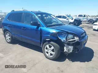 2007 Hyundai Tucson GLS with VIN KM8JM12B47U535389, listed as a IAAI auction lot 43032626 with 129,890 mi miles and . Bid and sale history available at DreamBid. Image 1.