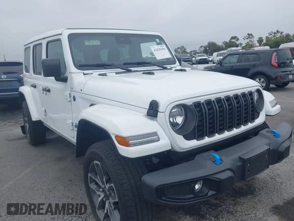 ✅ 2024 Jeep Wrangler Sport S • VIN: 1C4RJXN68RW186133 • Lot: 42428186. Listed on IAAI with 13,170 mi. Free auction sales archive from the USA and detailed vehicle history report at DreamBid. Image 1.