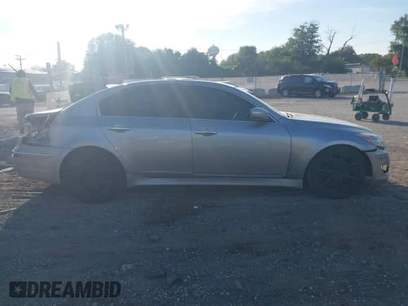 2012 Hyundai Genesis 4.6L with VIN KMHGC4DF5CU207343, listed as a IAAI auction lot 43236334 with 77,533 mi miles and . Bid and sale history available at DreamBid. Image 14.