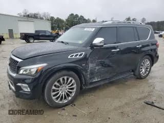✅ 2016 Infiniti QX80 Limited • VIN: JN8AZ2NE6G9122432 • Lot: 44016725. Listed on Copart with 138,446 mi. Free auction sales archive from the USA and detailed vehicle history report at DreamBid. Image 1.