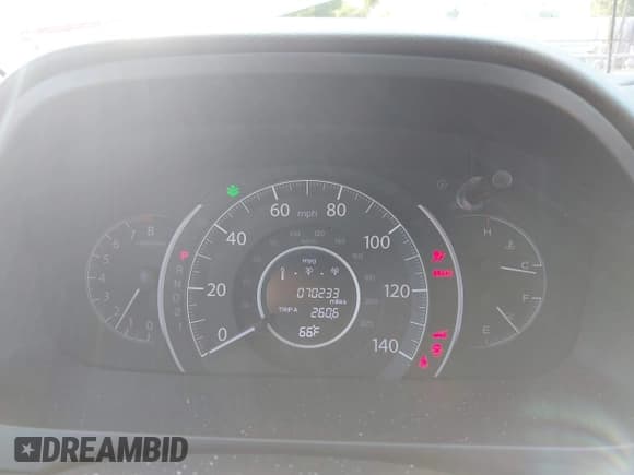 ✅ 2013 Honda CR-V EX-L • VIN: 2HKRM4H76DH622986 • Lot: 43179200. Listed on IAAI with 70,233 mi. Free auction sales archive from the USA and detailed vehicle history report at DreamBid. Image 7.