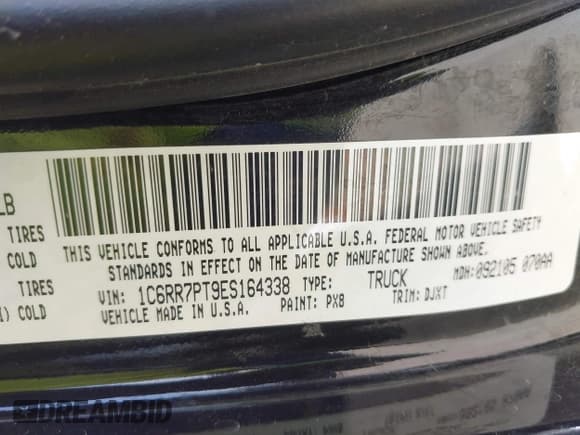 ✅ 2014 Ram 1500 Longhorn • VIN: 1C6RR7PT9ES164338 • Lot: 43446247. Listed on IAAI with 222,763 mi. Free auction sales archive from the USA and detailed vehicle history report at DreamBid. Image 9.