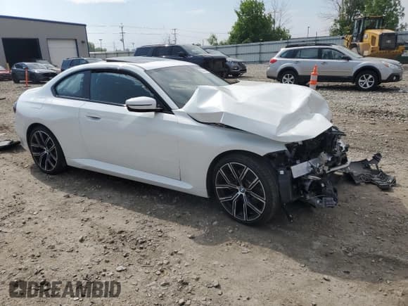 ✅ 2024 BMW 2 Series 230i xDrive • VIN: 3MW33CM0XR8E20882 • Lot: 60224445. Listed on Copart with Not provided. Free auction sales archive from the USA and detailed vehicle history report at DreamBid. Image 4.