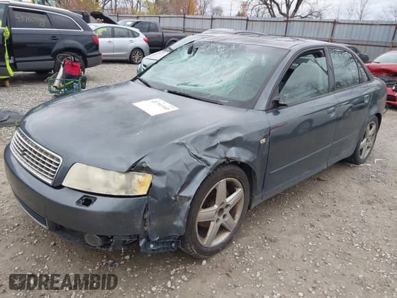 ✅ 2003 Audi A4 1.8T • VIN: WAULC68E93A360841 • Lot: 43791160. Listed on IAAI with 260,195 mi. Free auction sales archive from the USA and detailed vehicle history report at DreamBid. Image 2.