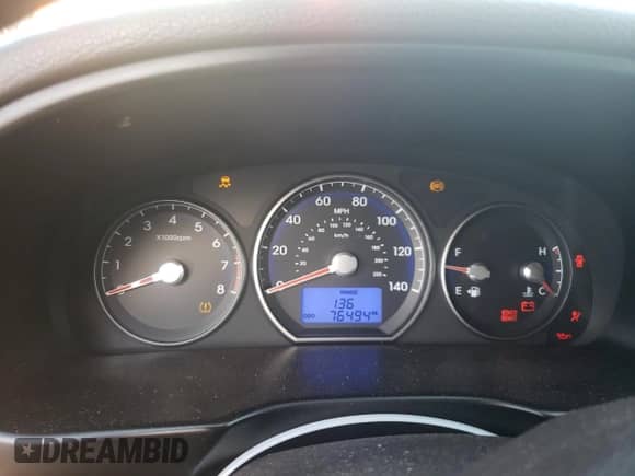 2011 Hyundai Santa Fe Limited с VIN 5XYZK4AG3BG054734, выставлен на аукционе Copart как лот 73674804 с пробегом 76 494 миль миль и Списание • Salvage title. История ставок и продаж доступна на DreamBid. Изображение 9.