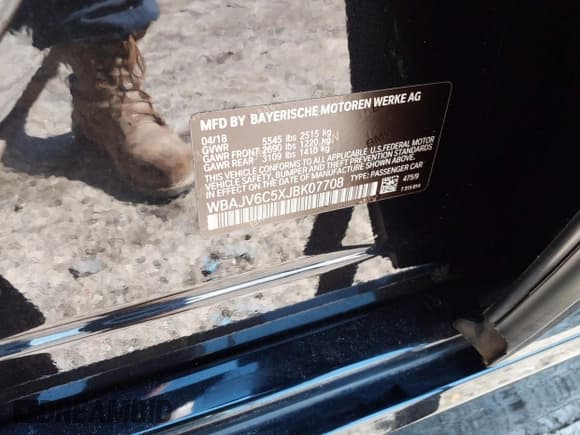 ✅ 2018 BMW 6 Series 640i xDrive • VIN: WBAJV6C5XJBK07708 • Лот: 41784298. Опубликован ранее на IAAI с пробегом 70 000 миль. Бесплатный доступ к архиву аукционных продаж из США и подробный отчёт об истории автомобиля на DreamBid. Изображение 9.