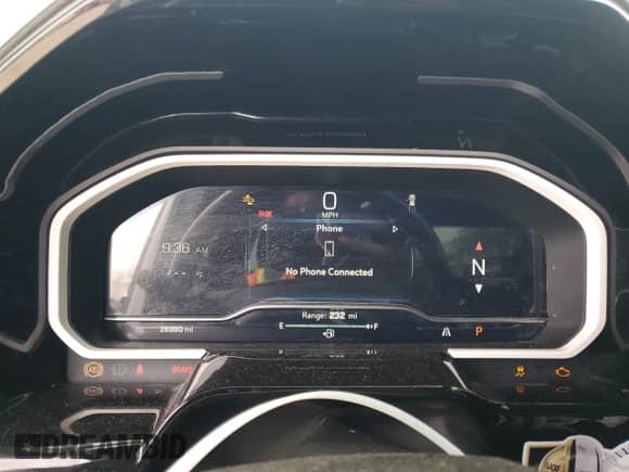 2023 Chevrolet Silverado 1500 RST with VIN 2GCPADED4P1122406, listed as a Copart auction lot 52208835 with 26,990 mi miles and Salvage title. Bid and sale history available at DreamBid. Image 9.