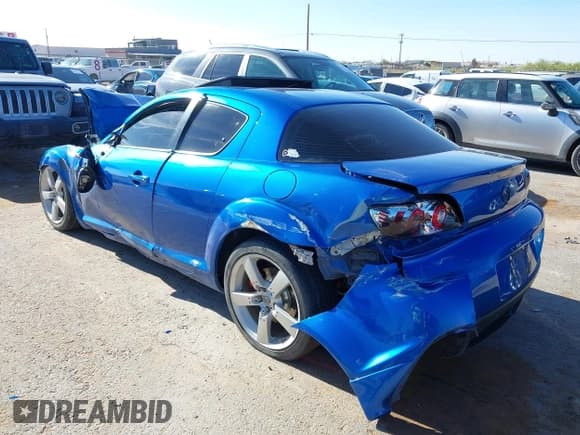 ✅ 2005 Mazda RX-8 • VIN: JM1FE173450152694 • Lot: 42374294. Listed on IAAI with Not provided. Free auction sales archive from the USA and detailed vehicle history report at DreamBid. Image 3.