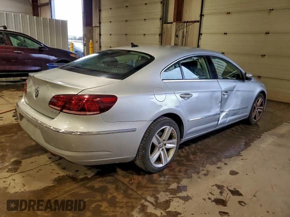 ✅ 2013 Volkswagen CC R-Line • VIN: WVWBP7AN8DE505462 • Lot: 93678945. Listed on Copart with 78,437 mi. Free auction sales archive from the USA and detailed vehicle history report at DreamBid. Image 3.