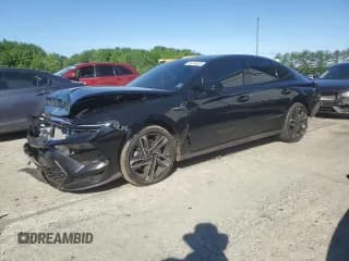 ✅ 2025 Hyundai Sonata N Line • VIN: KMHL54JC1SA440204 • Лот: 56146005. Опубликован ранее на Copart с пробегом 10 391 миль. Бесплатный доступ к архиву аукционных продаж из США и подробный отчёт об истории автомобиля на DreamBid. Изображение 1.