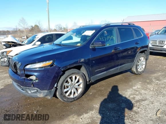 ✅ 2016 Jeep Cherokee Limited • VIN: 1C4PJMDB0GW151409 • Lot: 43711984. Wystawiony na IAAI z przebiegiem 227 545 mil. Bezpłatny archiwum sprzedaży aukcyjnych z USA i szczegółowy raport historii pojazdu na DreamBid. Zdjęcie 2.