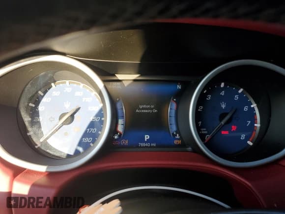 ✅ 2017 Maserati Ghibli S Q4 • VIN: ZAM57RTL9H1240595 • Лот: 84761145. Опубликован ранее на Copart с пробегом 76 940 миль. Бесплатный доступ к архиву аукционных продаж из США и подробный отчёт об истории автомобиля на DreamBid. Изображение 9.