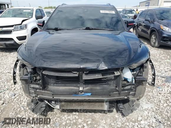 2021 Chevrolet Blazer LT with VIN 3GNKBDRS3MS537983, listed as a Copart auction lot 71277804 with 53,013 mi miles and Salvage title. Bid and sale history available at DreamBid. Image 5.