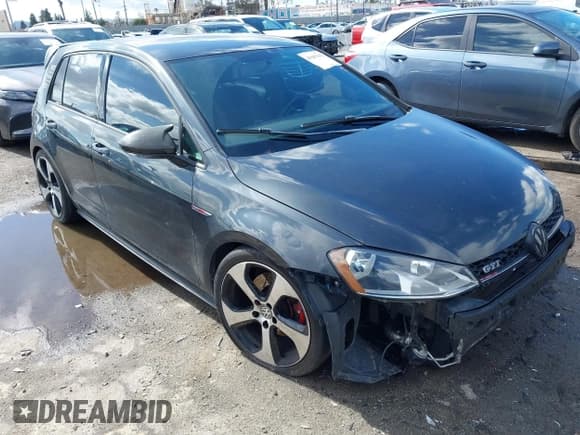 ✅ 2015 Volkswagen Golf GTI S • VIN: 3VW4T7AUXFM080235 • Лот: 41587613. Опубликован ранее на IAAI с пробегом 88 630 миль. Бесплатный доступ к архиву аукционных продаж из США и подробный отчёт об истории автомобиля на DreamBid. Изображение 1.