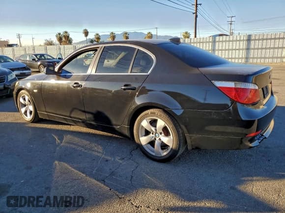 ✅ 2007 BMW 5 Series 530i • VIN: WBANE73507CM53970 • Lot: 95991415. Listed on Copart with 168,439 mi. Free auction sales archive from the USA and detailed vehicle history report at DreamBid. Image 2.