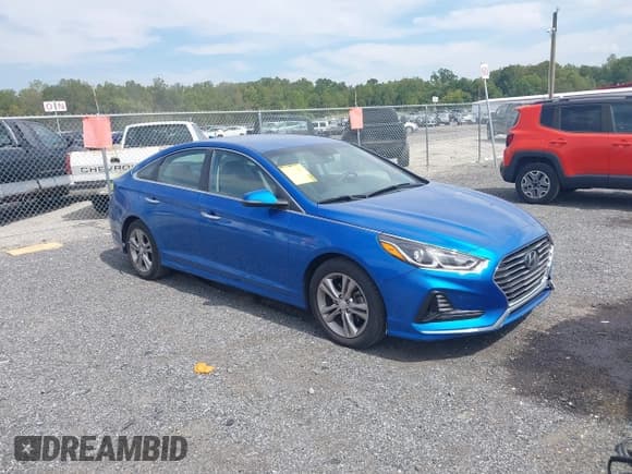 ✅ 2018 Hyundai Sonata Sport Plus • VIN: 5NPE34AF0JH648496 • Lot: 43213422. Listed on IAAI with 66,424 mi. Free auction sales archive from the USA and detailed vehicle history report at DreamBid. Image 1.