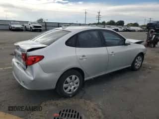 2009 Hyundai Elantra GLS with VIN KMHDU46DX9U657302, listed as a Copart auction lot 84207155 with 129,308 mi miles and Salvage title. Bid and sale history available at DreamBid. Image 3.